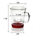 One Person Office Teapot Glass Tea Mug With Infuser